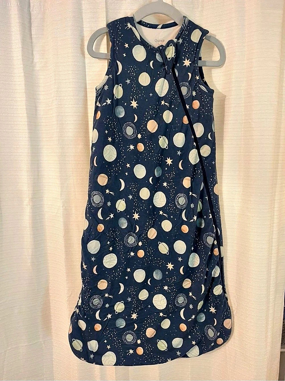 Quince Bamboo Sleep Bag Kids Space Print